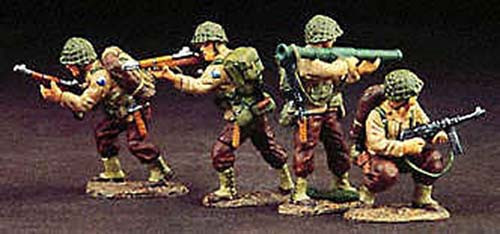 King & Country DD006 Four Attacking US Infantry Review