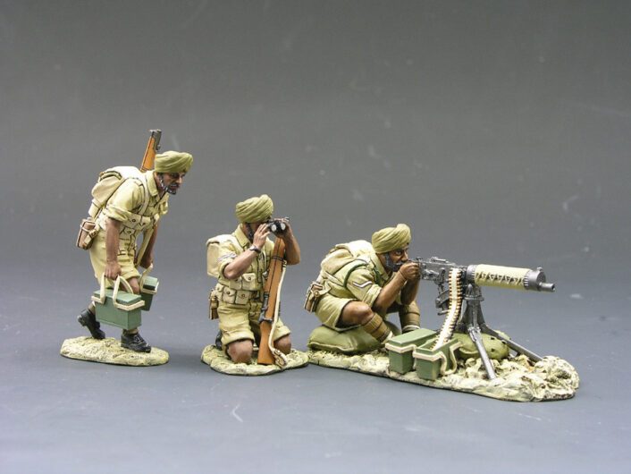 King & Country EA014 Indian Army Machine Gunner Review