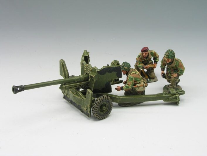 King & Country MG019 Airborne 6‑Pounder Anti‑Tank Gun