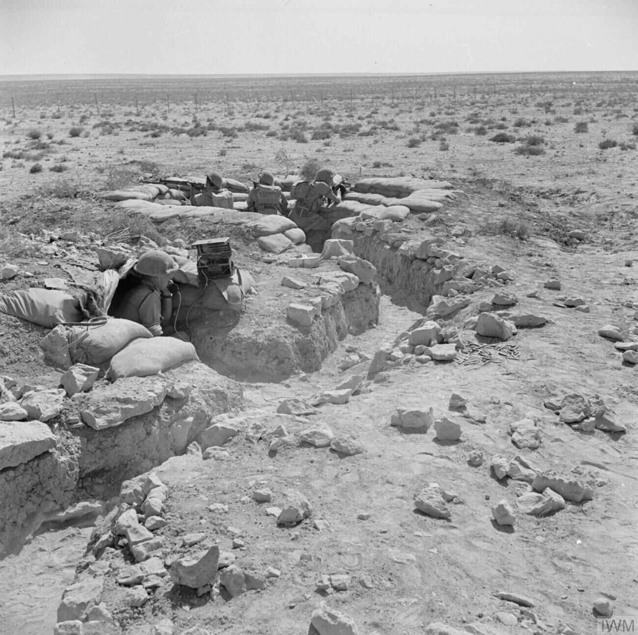 Australian troops in the Tobruk perimeter, 13 August 1941.