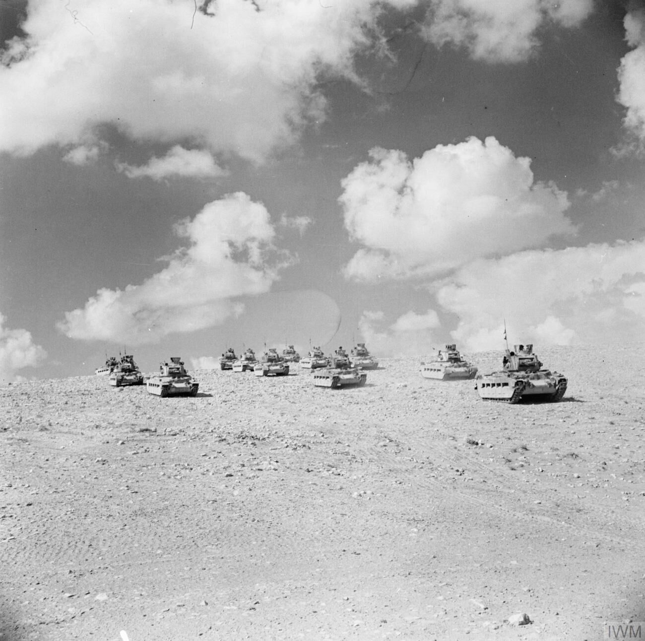 British Matilda tanks at Tobruk in 1941.