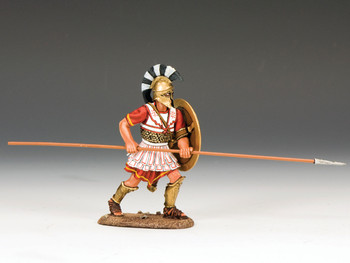 AG005 Hoplite with Long Spear (horizontal) by King & Country