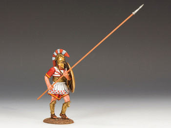 AG006 Hoplite with Long Spear (45 degrees) by King & Country