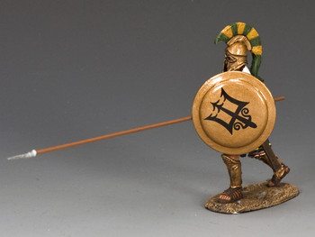 AG030 Hoplite with Long Spear (Horizontal) by King & Country