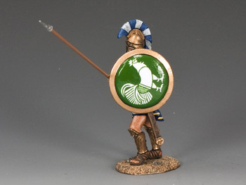 AG031 Hoplite with Long Spear (45 Degree) by King & Country