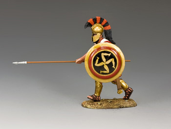 AG034 Hoplite Charging w/ Spear by King & Country