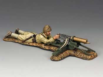 AL068 Lying Prone Turkish Machine Gunner by King & Country