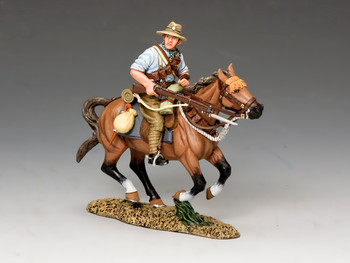 AL074 Mounted Kiwi Charging w/Rifle by King & Country