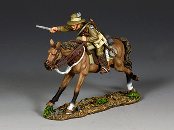 AL097 Australian Light Horse Trooper Charging with Bayonet by King & Country
