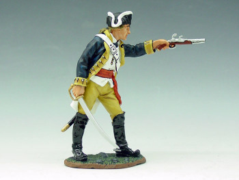 AR036 Officer Firing Pistol by King & Country