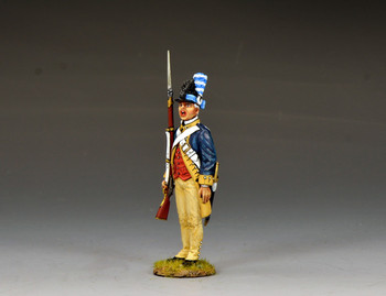 AR081 Washington's Guard Company Standing Corporal Shouting Orders by King & Country