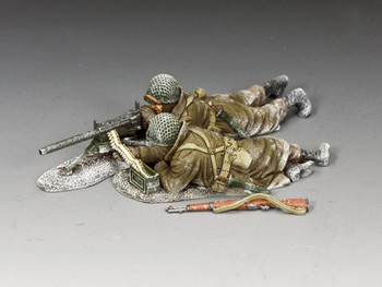 BBA091 30 Cal. Machine Gun Team by King & Country