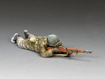 BBA093 Lying Prone Rifleman by King & Country