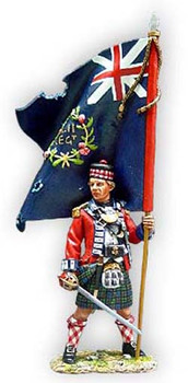 BR029 42nd Highlander Officer with Flag by King & Country