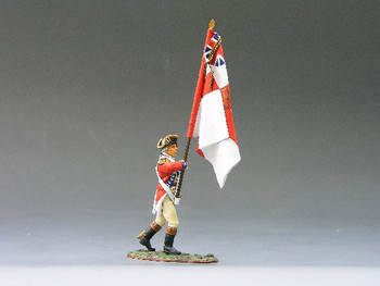 BR036 Marching Officer with Regimental Flag by King & Country