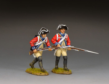 BR093 Redcoats Advancing Forward Set #2 by King & Country