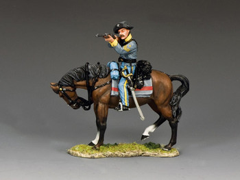 CW109 The Confederate Cavalry Sergeant Firing Carbine by King & Country