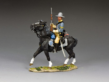 CW110 The Confederate Cavalry Corporal Holding Carbine by King & Country