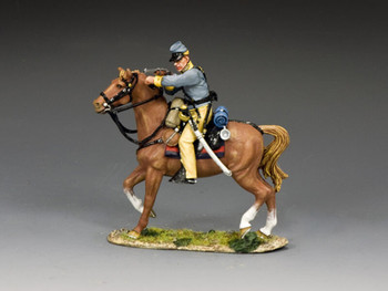 CW112 Confederate Cavalry Trooper Aiming Carbine by King & Country