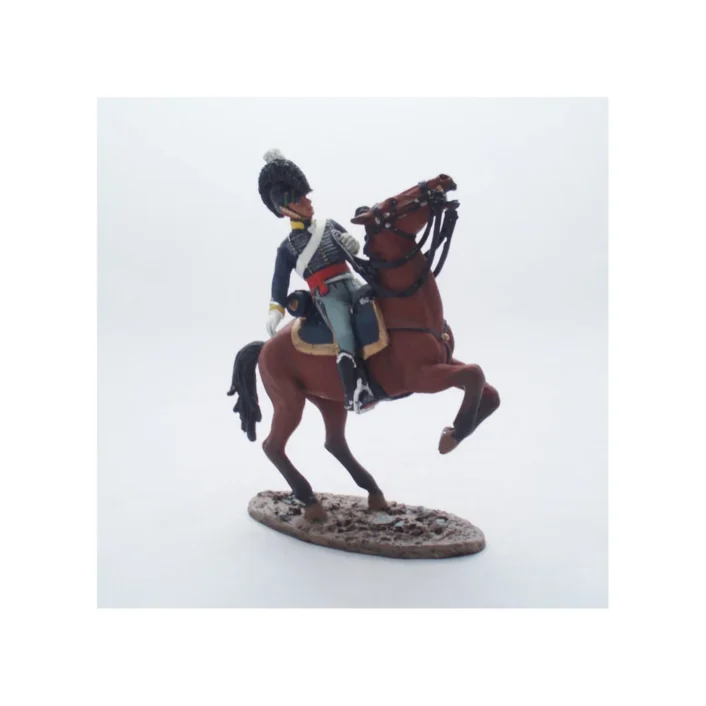 Del Prado 20th Light Dragoons Officer, 1808 painted metal figure
