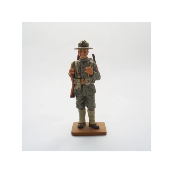 Del Prado 6th Marines Sergeant, 1917 painted metal figure