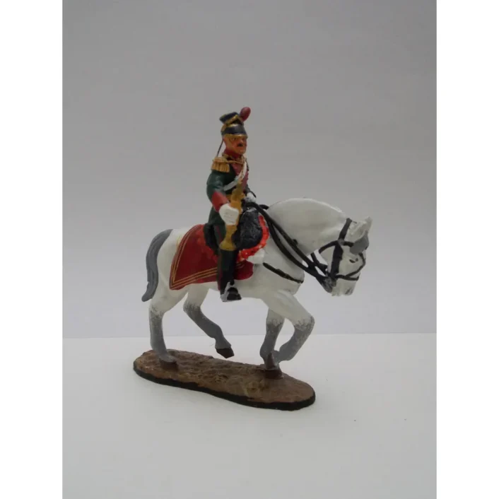Del Prado Austrian 7th Uhlans Trumpeter, circa 1855 painted metal figure