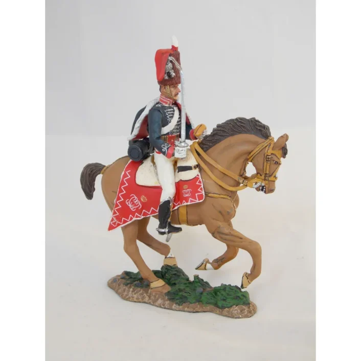 Del Prado British 10th Hussars Corporal, 1815 painted metal figure