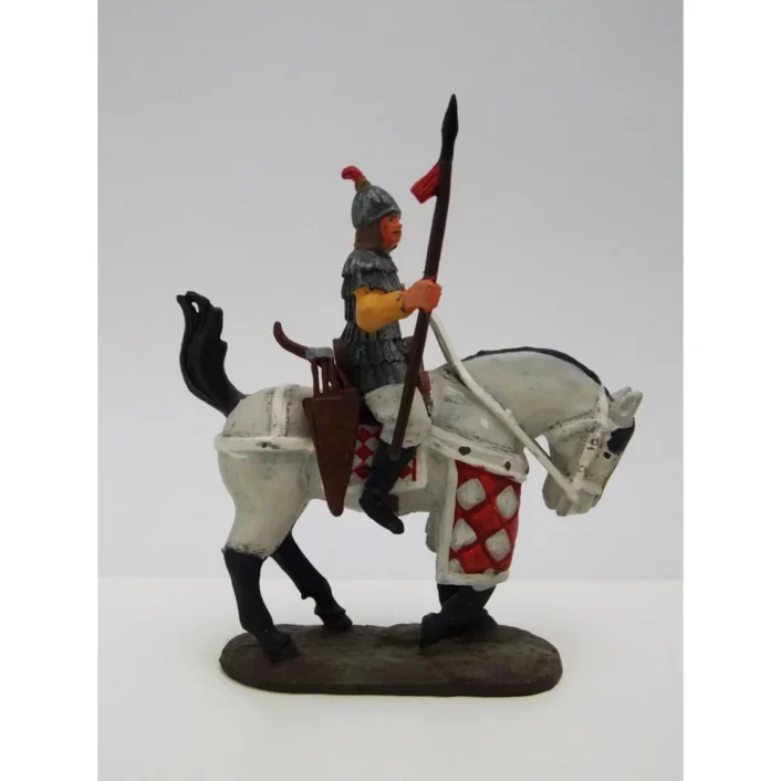 Del Prado Chinese Armoured Horseman, 3rd Century AD painted metal figure