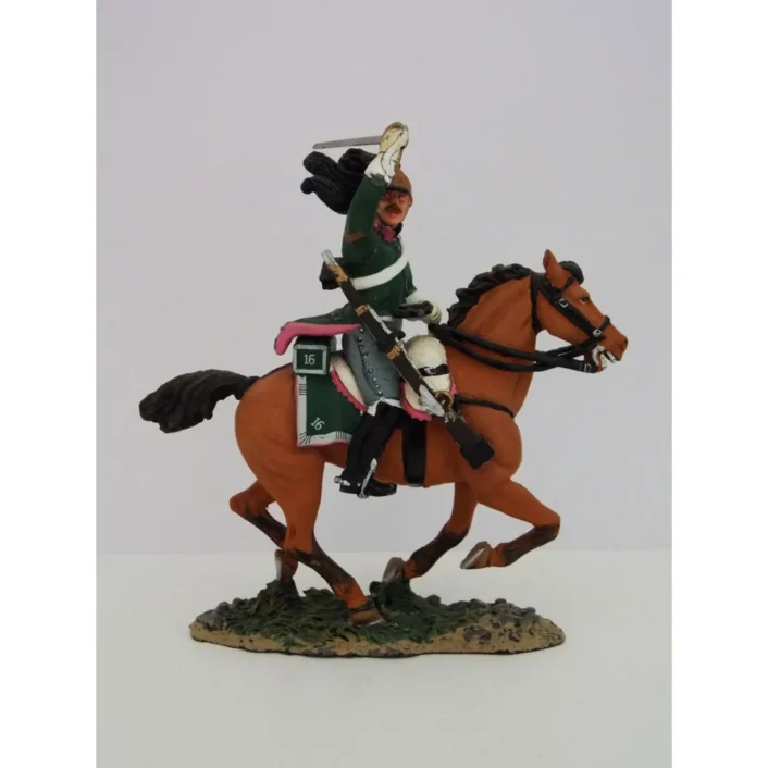 Del Prado French 16th Dragoon, 1814 painted metal figure