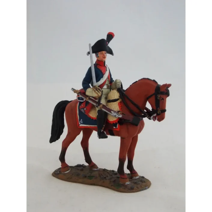 Del Prado French 4th Cavalry Trooper, 1796 painted metal figure