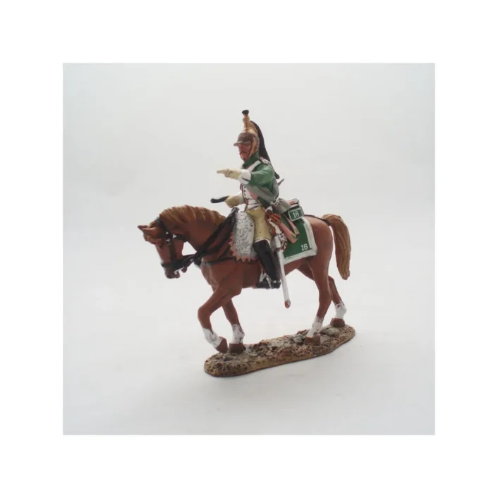 Del Prado French Grande Armée Dragoon, 1809 painted metal figure