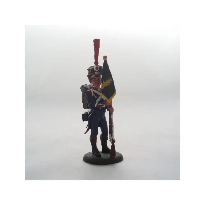 Del Prado French Line Infantry Standard Bearer 1809 painted metal figure