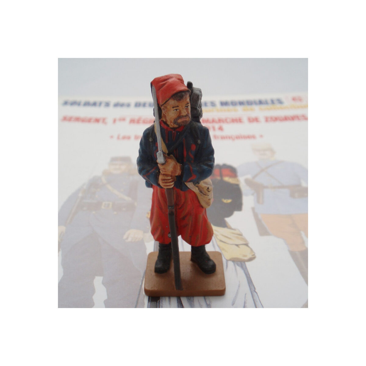 Del Prado French Zouave Sergeant 1914 reference figure photograph