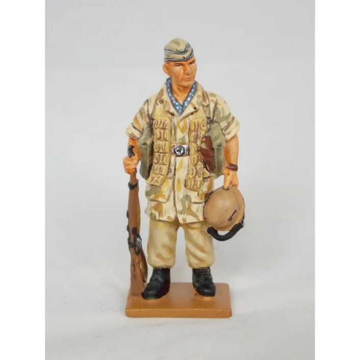Del Prado German Paratrooper in Tropical Dress 1942 painted metal figure