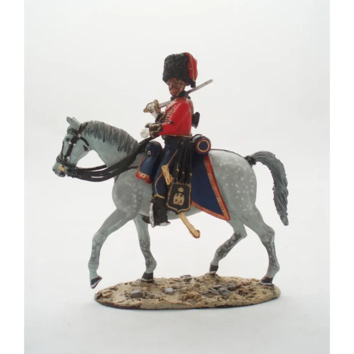 Del Prado Hussar Officer in Kellermann’s Command, 1805 painted metal figure