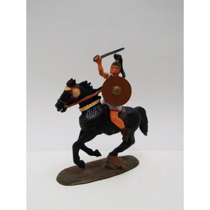 Del Prado Iberian Horseman, 2nd Century BC painted metal figure
