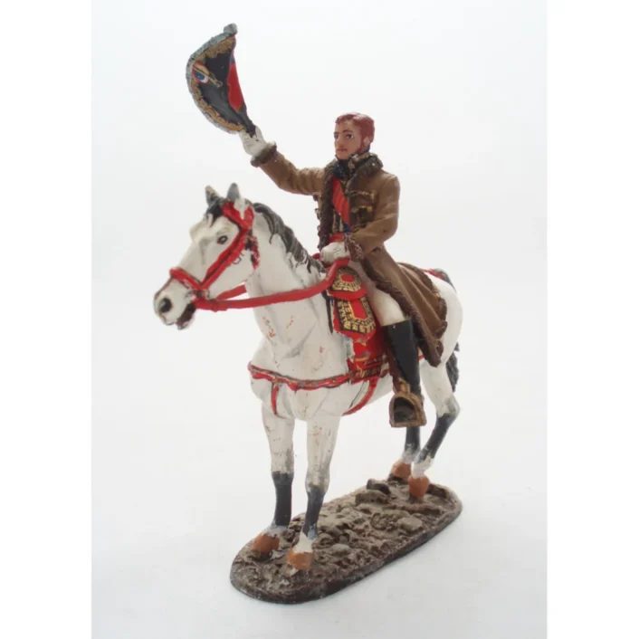 Del Prado Marshal Ney on Horseback, 1812 painted metal figure