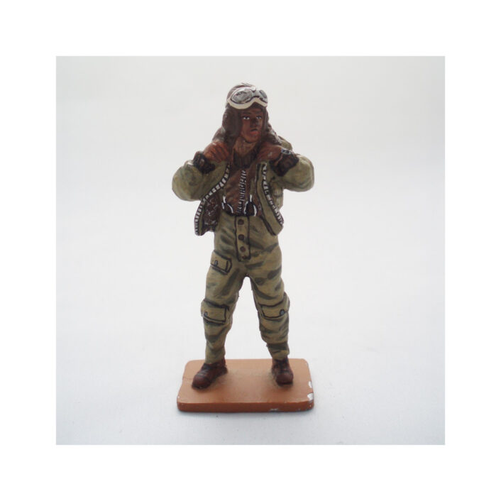 Del Prado P-51 Pilot Italy 1944 reference figure photograph
