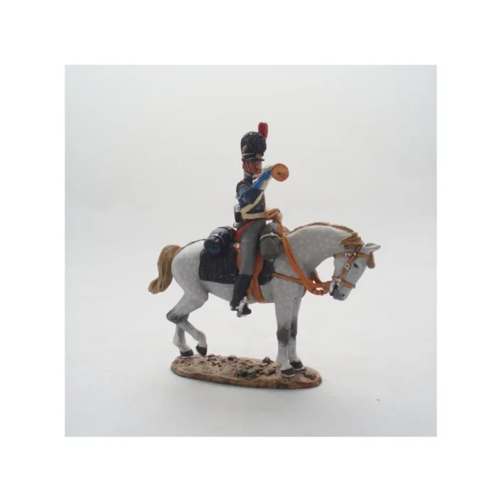 Del Prado Portuguese Cavalry Trumpeter, 1806–1810 painted metal figure