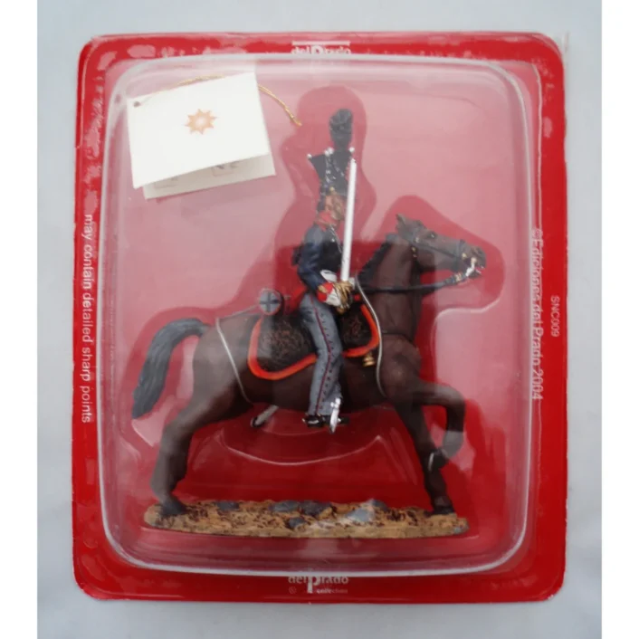 Del Prado Prussian Guard Uhlan Officer, 1810 painted metal figure
