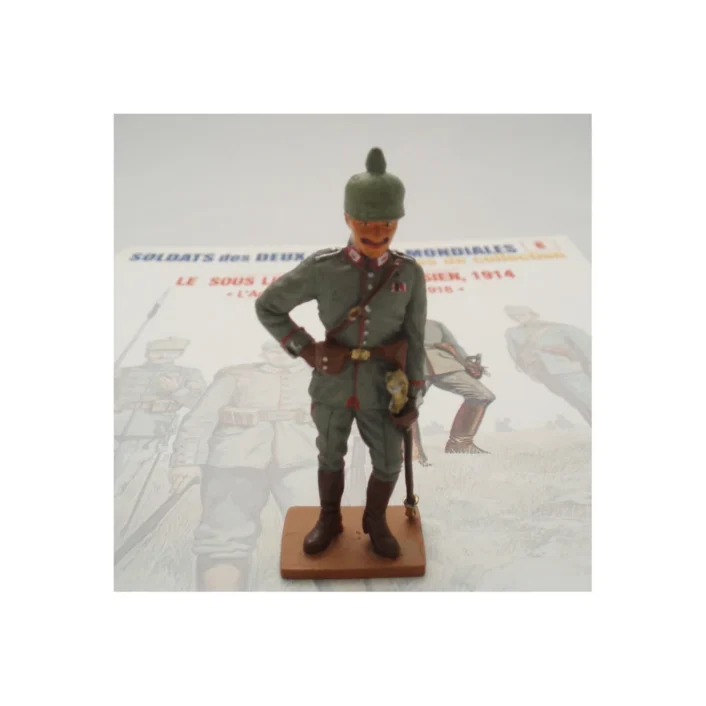 Del Prado Prussian Infantry Lieutenant 1914 painted metal figure