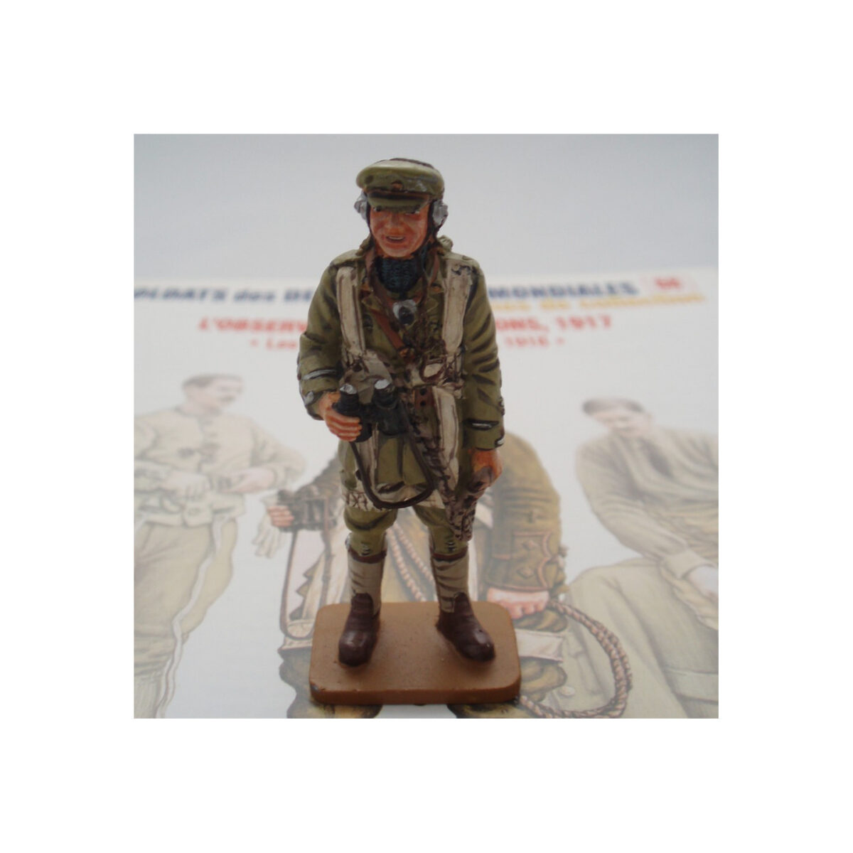Del Prado Royal Flying Corps Balloon Observer 1917 reference figure photograph