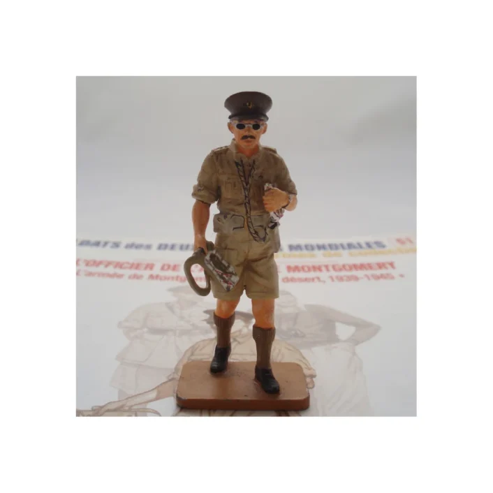 Del Prado Royal Fusiliers Staff Captain 1942 painted metal figure