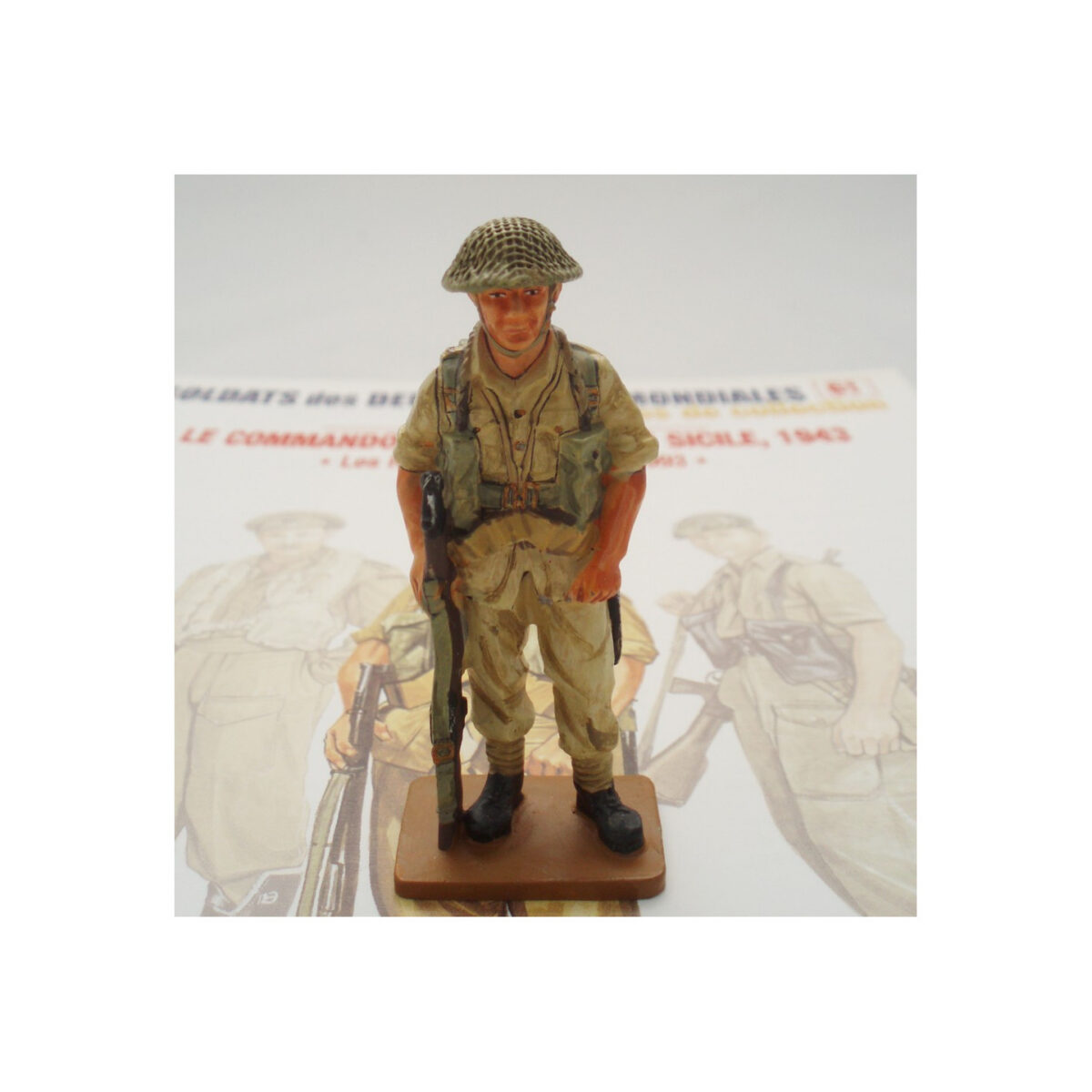 Del Prado Royal Marine 41 Commando Sicily 1943 reference figure photograph