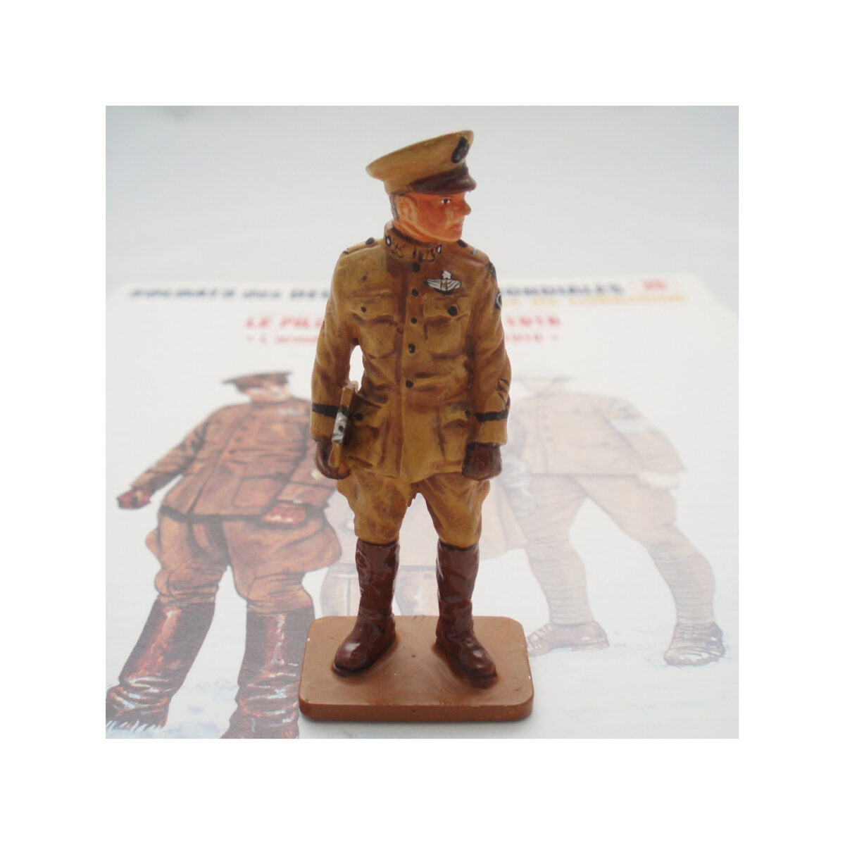 Del Prado US Military Aviator 1918 reference figure photograph