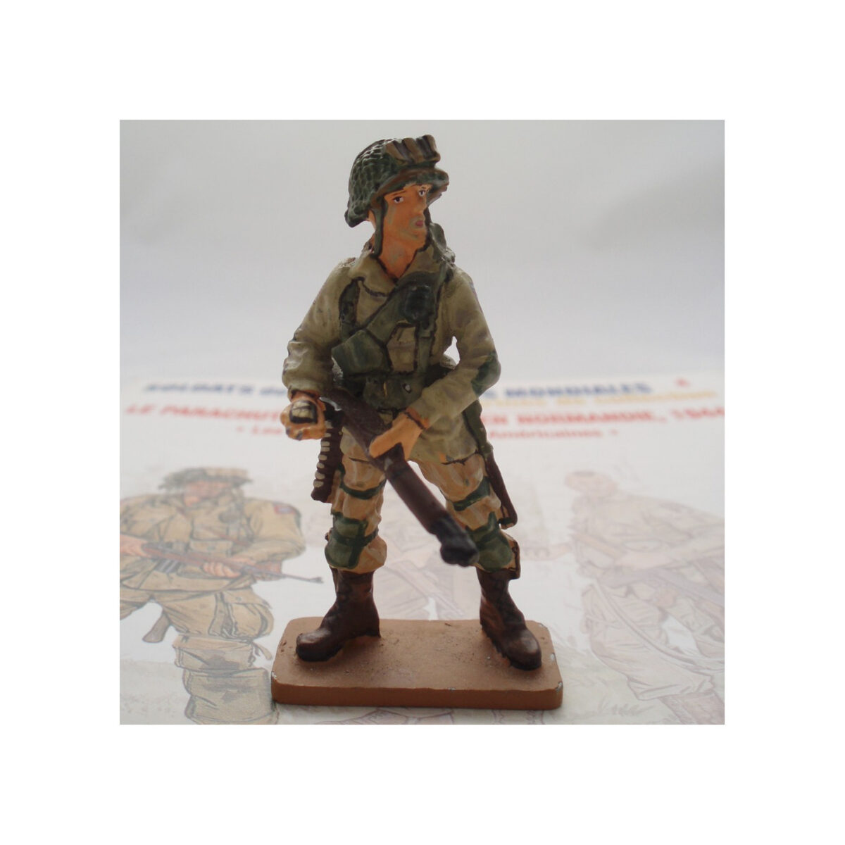 Del Prado US Paratrooper Normandy 1944 reference figure photograph