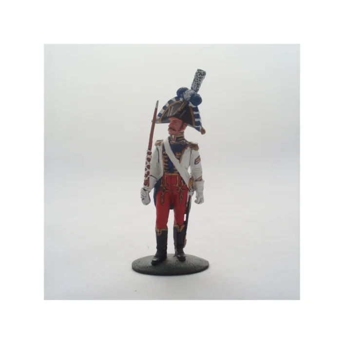 Del Prado Westphalian Drum Major 1810 painted metal figure