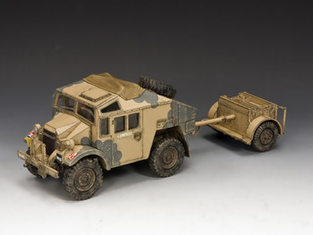 EA085 Desert Quad Gun Tractor & Limber by King & Country