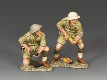 EA091(AU) 25 Pdr. Gun Crew (Australian) by King & Country