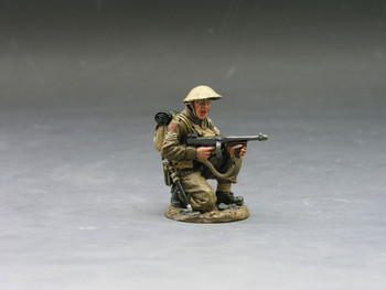 FOB030 FoB030 British Kneeling Firing Tommy Gun by King & Country